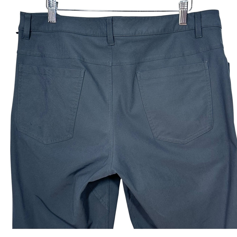 Lululemon Mens ABC Classic 5 Pocket Pants Charcoal Gray Sz 34x29 Golf Athletic - Picture 6 of 9